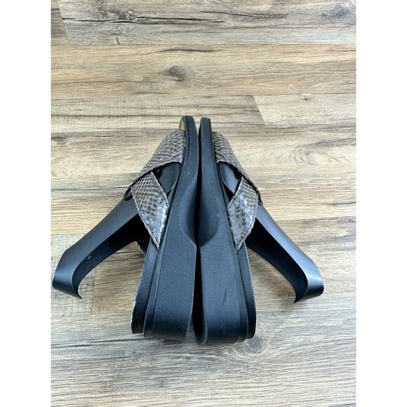 NAOT Woven Leather Criss Cross Strappy Sandal Slides Womens Size 10| 41 - Picture 7 of 9